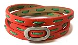 Tokyobay Orange Leather Two-tone Cord Wrap Bracelet