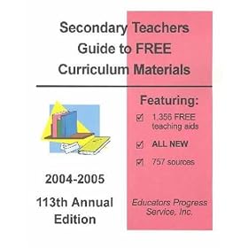 Secondary Teachers Guide to Free Curriculum Materials by