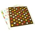 Bright Stem Stationery Set of 4 Assorted Greeting Cards Vintage Designs Patterns Hearts Flowers and Sparks