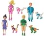 Polly Pocket - Pet Friends Gift Set with 4 Dolls and 28 Fashions & Accessories