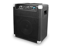 ION Block Rocker Bluetooth Portable Speaker System with Auxiliary USB Charger