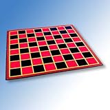 15'' CHECKER & BACKGAMMON BOARD