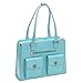 McKlein Verona Checkpoint Friendly 15.4 Womens Laptop Bag Aqua Blue
