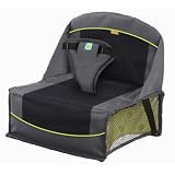 Brica Fold N' Go Travel Booster, Gray/Black/Green ~ Brica