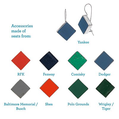 Authentic Stadium Seat Earrings