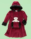 Trilogi Little Girl Velvet Dress Coat