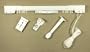 A&F Rod Decor - Single Traverse Curtain Rod 66-120 inch Center Open
