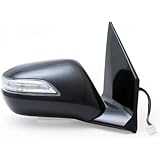 Fit System 63037H Acura MDX Passenger Side OE Style Heated Power Replacement Mirror with Turn Signal and Memory