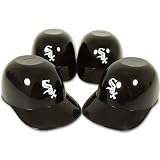 CHICAGO WHITE SOX BATTING HELMET ICE CREAM SNACK BOWLS 4 PK