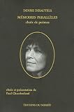 M�moires parall�les : Choix de po�mes