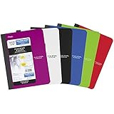 Five Star Composition Book, 100 College Ruled Sheets, 9.75 x 7.5 Inches, Pack of 6 Assorted Colors (72944)