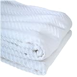 Martex Pima Rich Cotton Queen Blanket, White