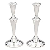 Reed & Barton Sterling Silver Candelabra Pair, 13-1/2-Inch High