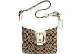 COACH コーチ ブリーカー シグネチャー フラップ ダッフル11436 BKHWT 【NB】の画像