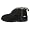 ACORN Women's Chinchilla Bootie Slipper, Black, M