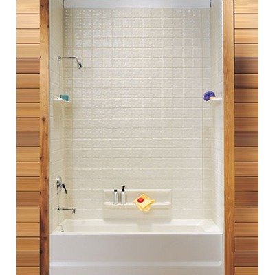 Swanstone TI-5-010 Veritek Five Panel Tub Wall Kit, White Finish