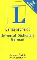 Langenscheidt Universal Dictionary German-English/English-German
