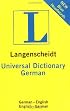 Langenscheidt's Universal German Dictionary (Langenscheidt Dictionaries)