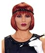 Natural Red Sassy Costume Wig - Great with Flapper Costumes and Fairy Costumes Too!