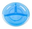 Nuby Embossed Section Plate, 2 Pack, Colors May Vary