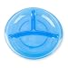 Nuby 2 Pack Embossed Section Plate, Colors May Vary