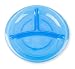 Nuby Embossed Section Plate, 2 Pack, Colors May Vary