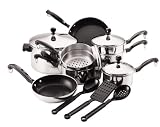 Farberware Classic 15-Piece Stainless-Steel Cookware Set