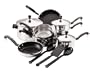 Farberware Classic 15-Piece Stainless-Steel Cookware Set