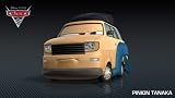 Disney / Pixar CARS 2 Movie 155 Die Cast Car Oversized Vehicle Pinion Tanaka