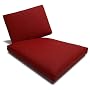 Strathwood Falkner 3-Seater Deep Lounge Sofa Cushion, Set of 6, Garnet