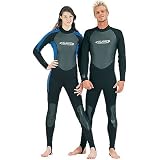 Titanium Skin Chest Full Suit Jumpsuit Wetsuit Mens