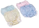 4 Piece Cloud 9 Luxurious Pima Cotton Sateen Fancy Pant Set: 0 - 24 Months