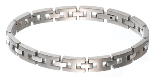 Mens Titanium 8mm Link Bracelet 8