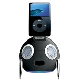 iWoofer Speaker System with 2.1 Subwoofer/FM Radio-iPod Video (Black)