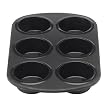 Silicone Solutions Black Muffin Pan