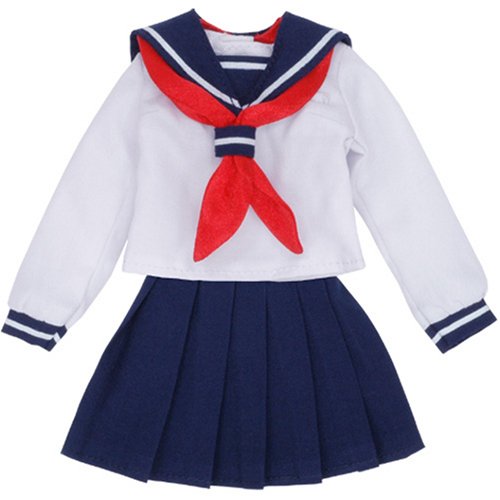 セーラー服set 白×紺