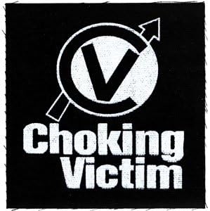 Choking Victim CV Logo Cloth Patch Black