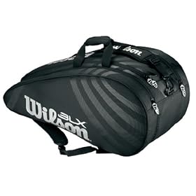 Wilson '10 BLX Club Premium Racket Tennis BagWilson BLX Club Premium Super Six Bag