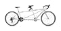 Giordano Viaggio Tandem Road Bike (White Pearl)