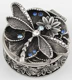 Dragonfly Box in Pewter
