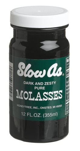 Slow As Molasses, Dark And Zesty, 12-Ounce Plastic Cylinder (Pack of 6) by Slow As