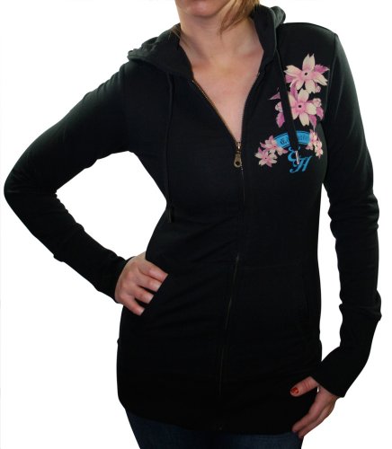 ED HARDY Christian Audigier Swallow Tunic Womens Hoodie Sweatshirt