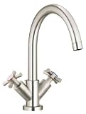 Fusion by Danze SBH-MSL-BRN South Beach Two Handle Lavatory Faucet, Brushed Nickel