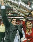 Peter Laviolette Signed Carolina Hurricanes 8x10 Photo