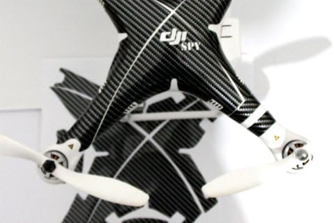 Carbon Decal sticker wrap vynil skin compatible with Dji Phantom 2 vision (Spy logo)