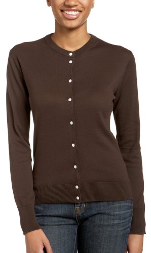 Red Moon Women's Cotton Long Sleeve Round Neck Cardigan Sweater under The Apparel Store
