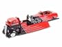 Elite Transport 1/64 COE Flatbed / 1950 Mercury Convertible 1/64
