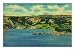 University of Washington & Seattle Yacht Club - Seattle, WA Giclee Poster Print