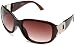 XOXO Women's Doubletake Resin Sunglasses,Brown,one size