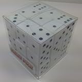 Cube of 27 Large White Dice - 25mm (1 inch!)